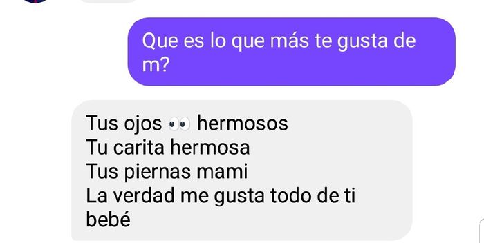 ¿Qué es lo que más le gusta de tí? 1