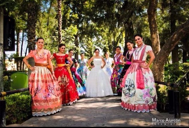 Vestidos damas mexicanas 2