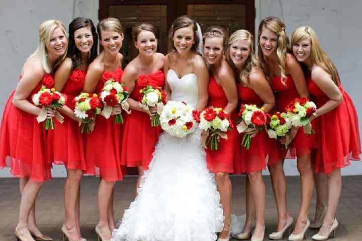 Damas de honor ¿el mismo color para todas o cada quien su propio estilo? - 2