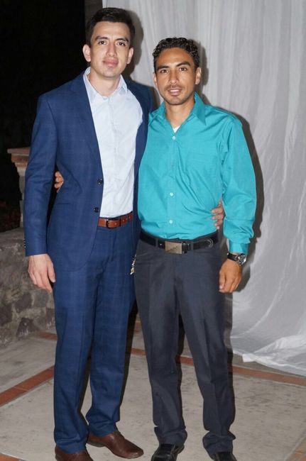 Azul traje para novio - 1