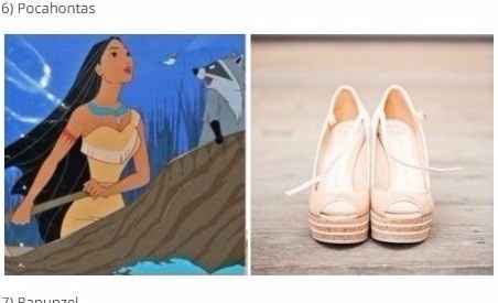 Despues los zapatos, que me encanta pocahontas tambien