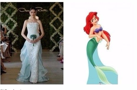 Primero mi vestido que salio como el de Ariel