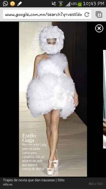 Top ten de los vestidos de novia más feos!! - 3