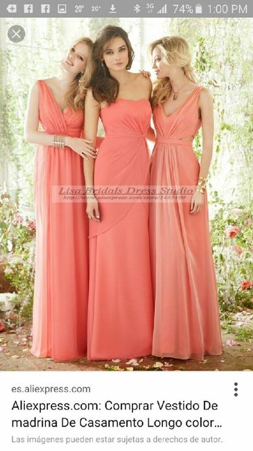 Damas de honor ¿el mismo color para todas o cada quien su propio estilo? - 2
