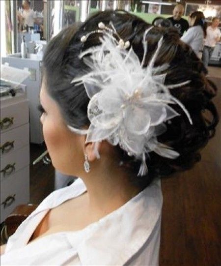 tocado plumas 