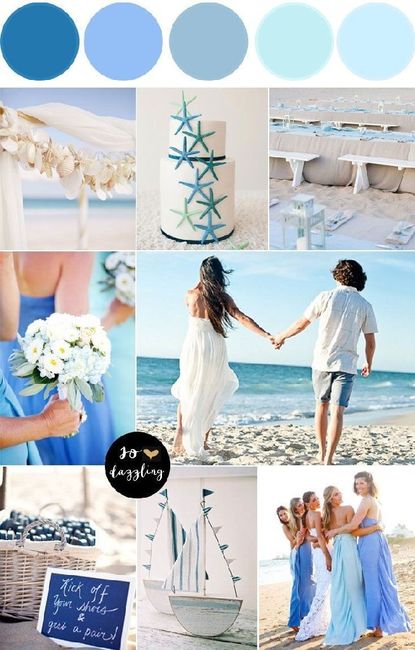 Colores para boda en la playa - 2