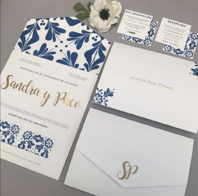 Invitaciones en azul 15