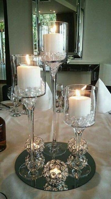 Centros de mesas con velas como protagonistas 10