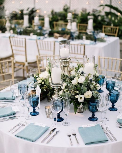 Hermosos montajes en "classic blue" el color del 2020 2