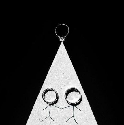 Ideas para fotos con los anillos de matrimonio 16