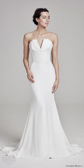 Inspiración: vestidos de novia, evasé, recto y trompeta 9