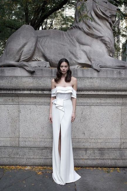 Inspiración: vestidos de novia, evasé, recto y trompeta 14