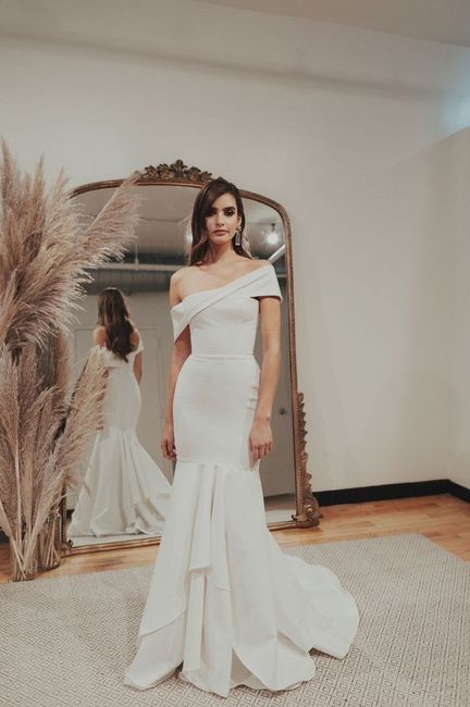 Inspiración: vestidos de novia, evasé, recto y trompeta 17