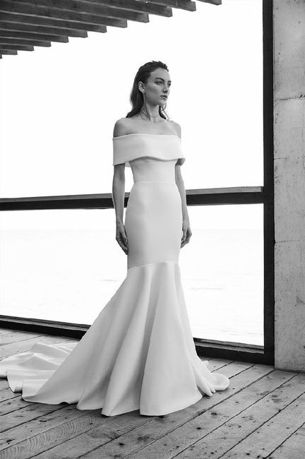 Inspiración: vestidos de novia, evasé, recto y trompeta 18