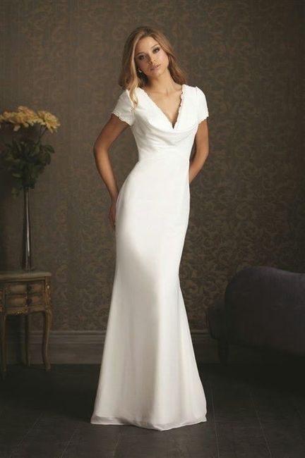 Inspiración: vestidos de novia, evasé, recto y trompeta 20