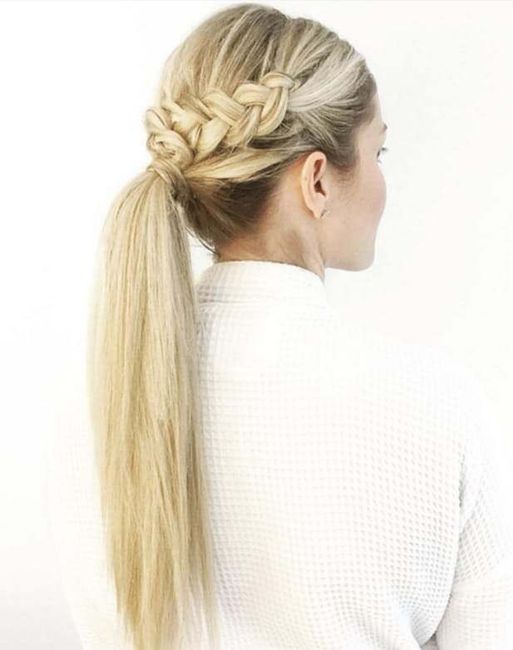 Inspiración: Hermosas coletas para el gran día b 7