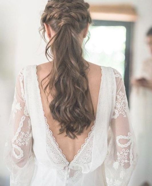 Inspiración: Hermosas coletas para el gran día b 15