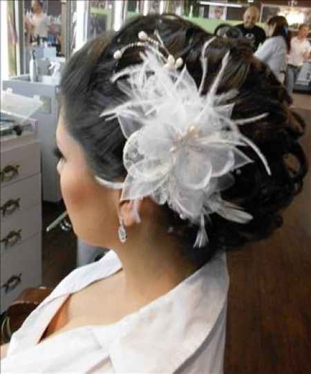 tocado plumas 