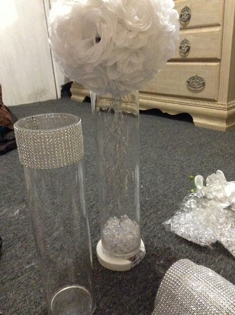 Centros de mesa hechos por mi :) - 2