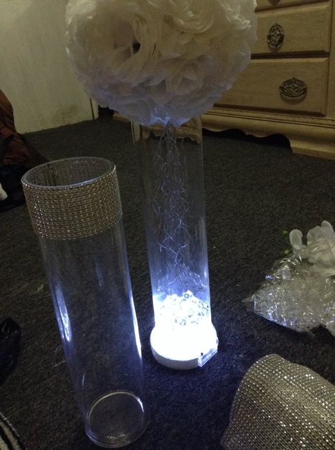 Centros de mesa hechos por mi :) - 3