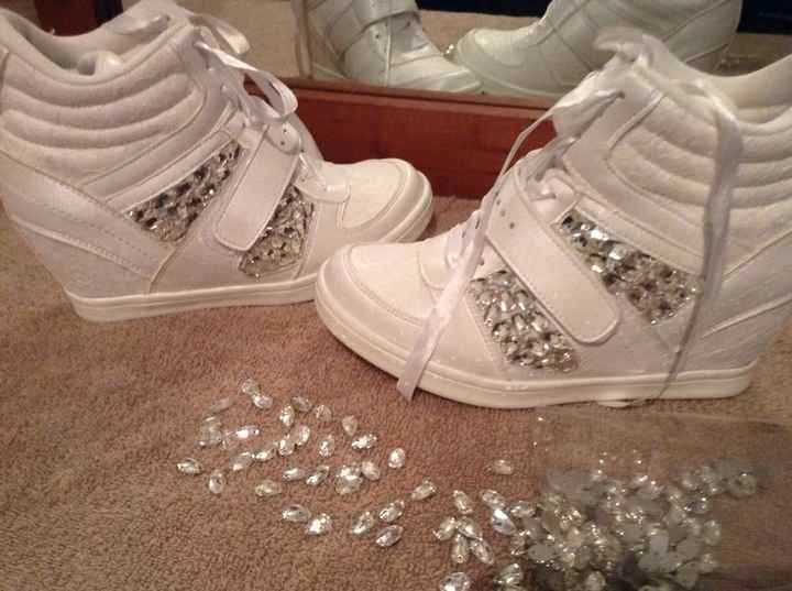 Mis tenis de boda :) - 1