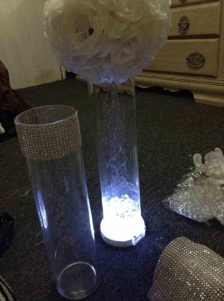 Centros de mesa hechos por mi :) - 3