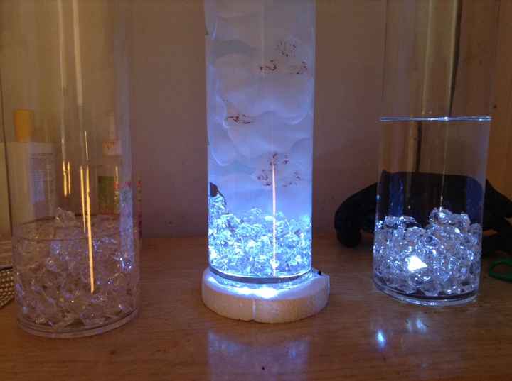 Centros de mesa hechos por mi :) - 4