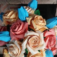  Mi ramo De Papel!! 💐 - 3