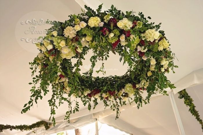 Candelabro de Flores para Nuestra Boda