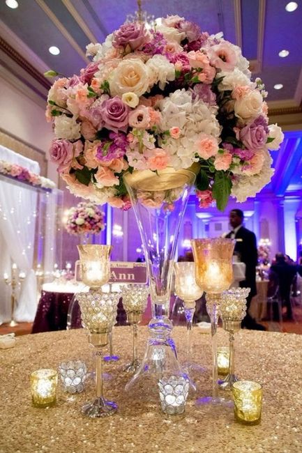 Decoración mesas con velas 