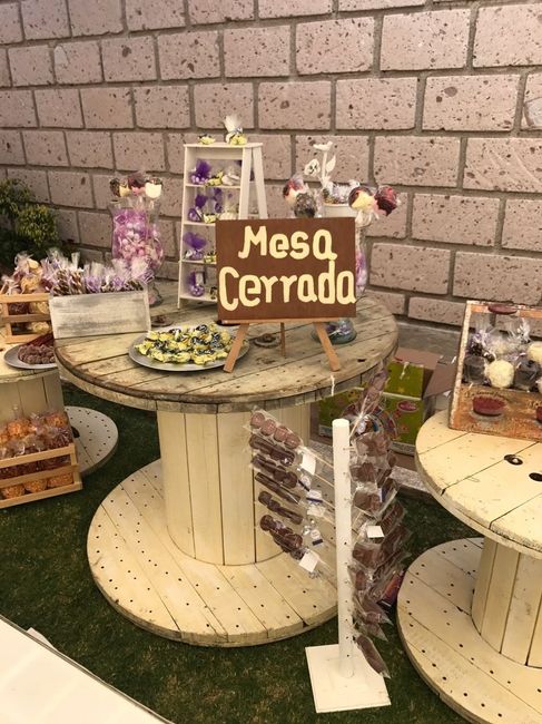 mesa de dulces