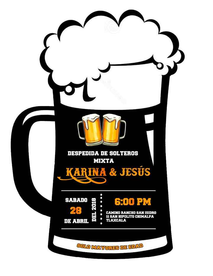Invitación para Hombres, Despedida de Solteros Mixta