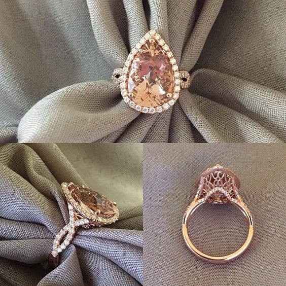 anillo de compromiso rosa 7