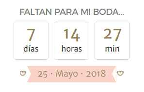 Mi contador dice 7 días!!!!
