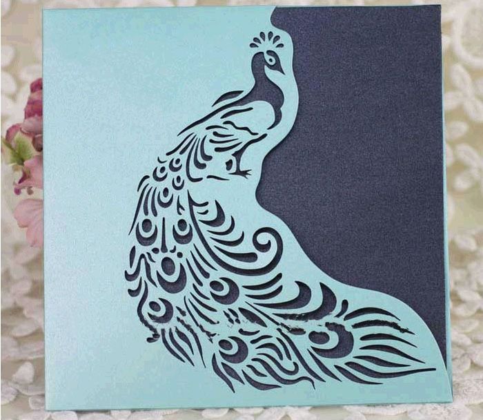 Invitación pavo real