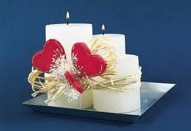 Centro de mesa Con velas