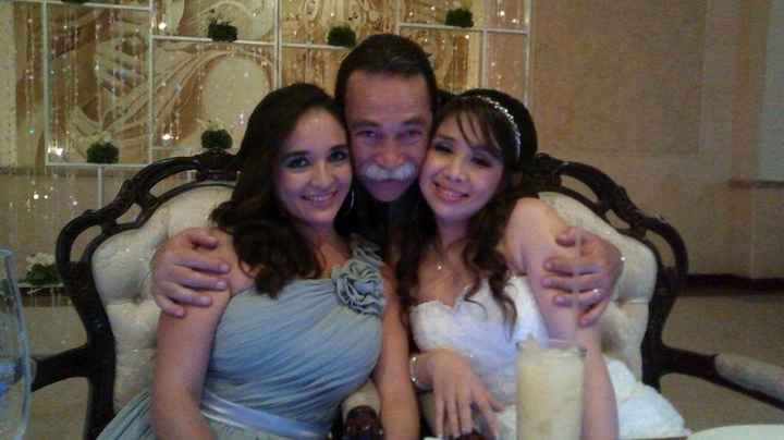 Mi hermana mi papi y yo