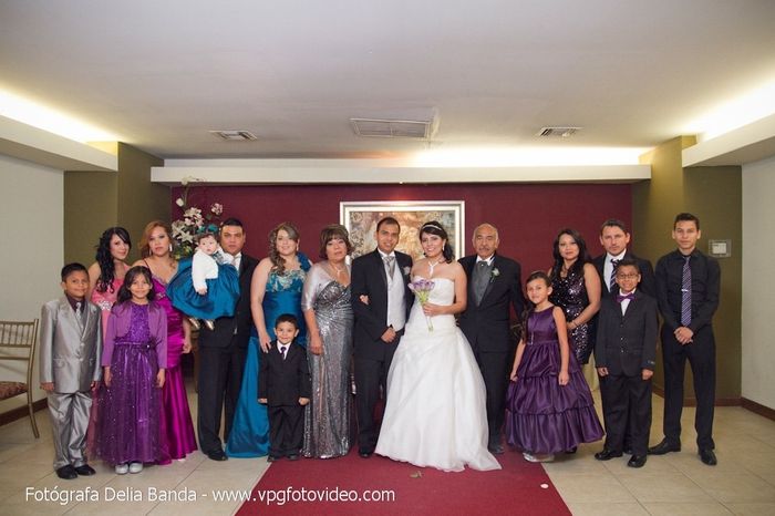 la familia del novio 
