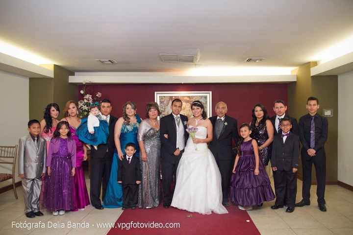 la familia del novio 