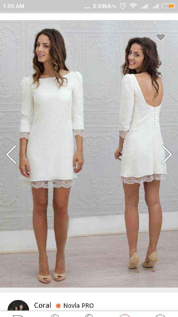 Vestido de boda civil - 4