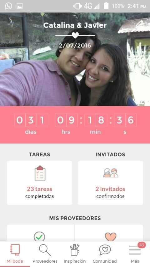 Wow  como vuela el tiempo  ,. a cuanto  están  de su contador ?? - 1