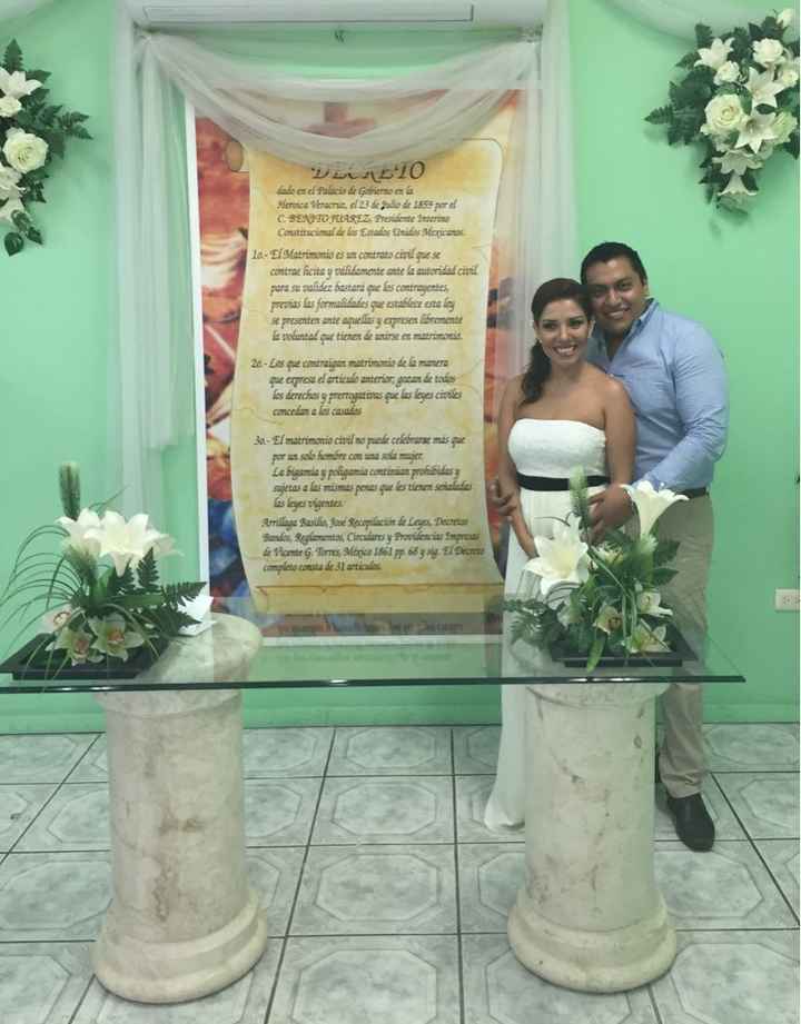 Ayer nuestra boda civil - 2