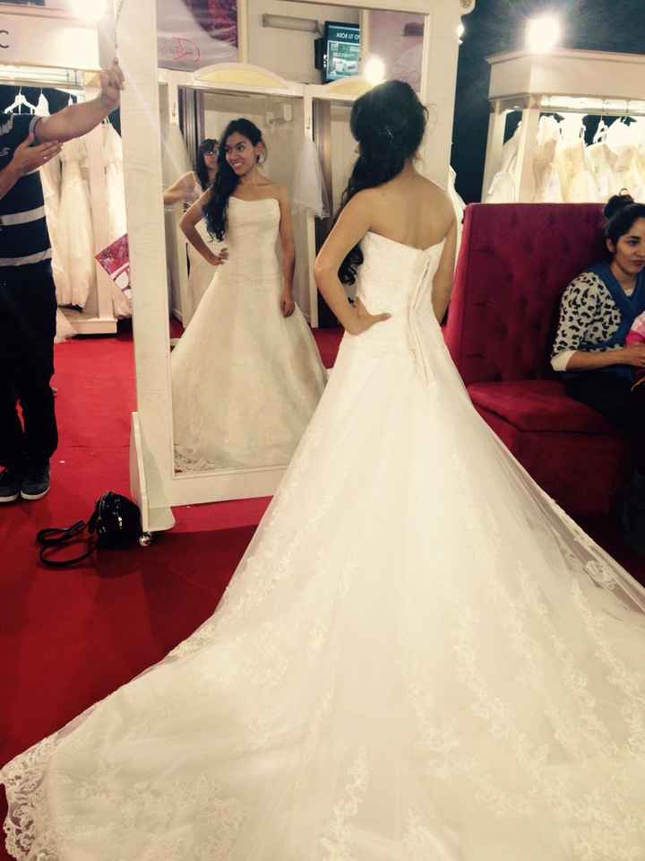 Cauda del vestido de novia - 1