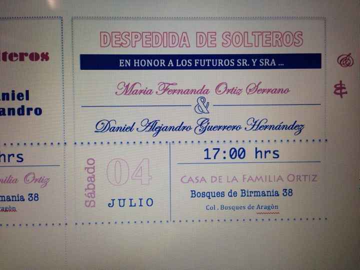 Despedida de solteros, *invitaciones * - 1