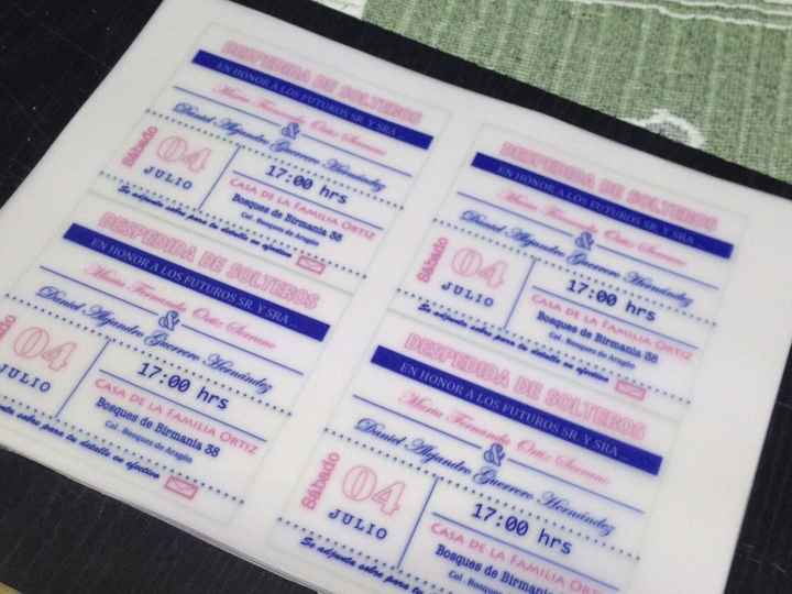 Invitaciones a nuestra despedida de solteros! - 1