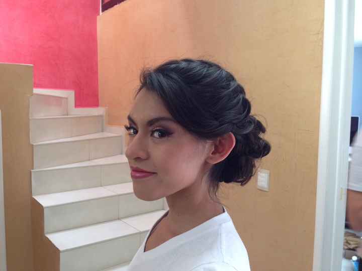 La boda de 3 días... mi prueba de maquillaje y peinado - 12