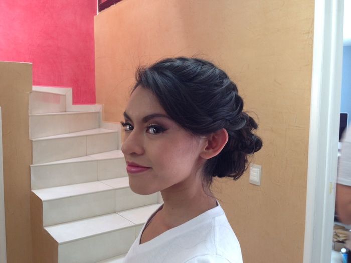 La boda de 3 días... mi prueba de maquillaje y peinado - 12