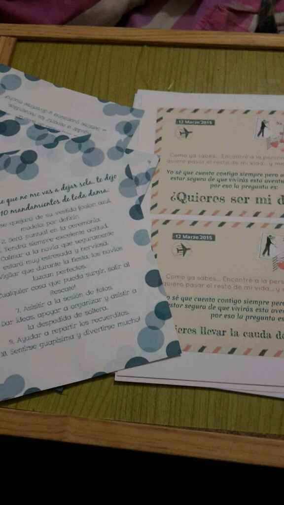 Las invitaciones de mis damas y pajes... dys - 7