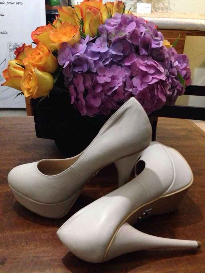 ¿Cuánto miden los tacones de tus zapatos de novia? - 2