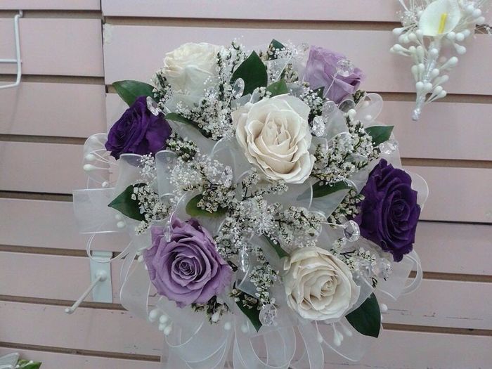Ramos de novia morado - 2